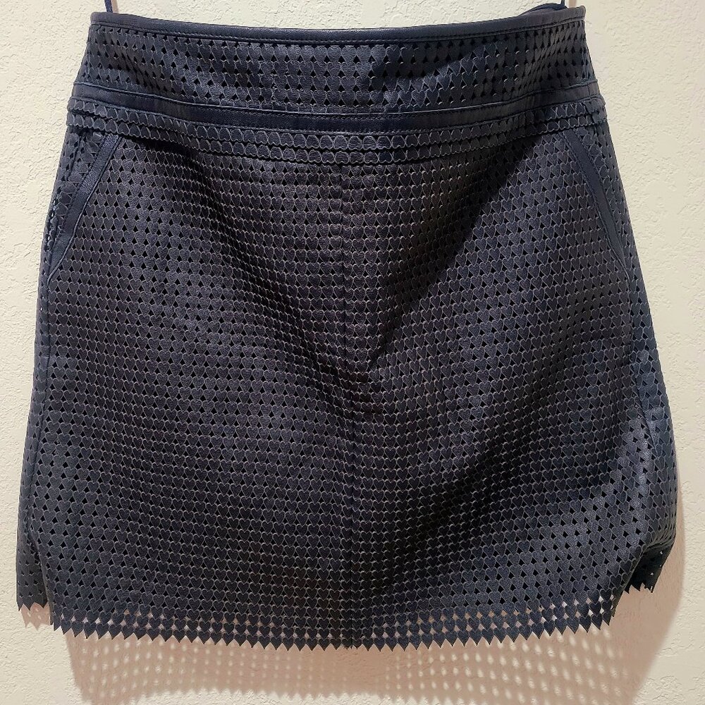 Tory Burch Leather Skirt